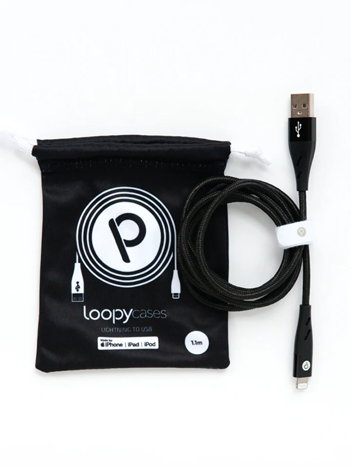Loopy Charging Cables - Lightning to USB-A (1.1m) - Image 7